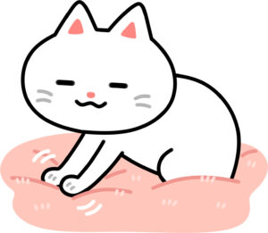 ねこのふみふみ