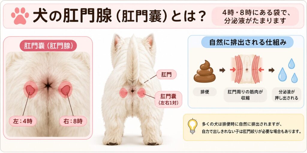 肛門腺（肛門嚢）とは？